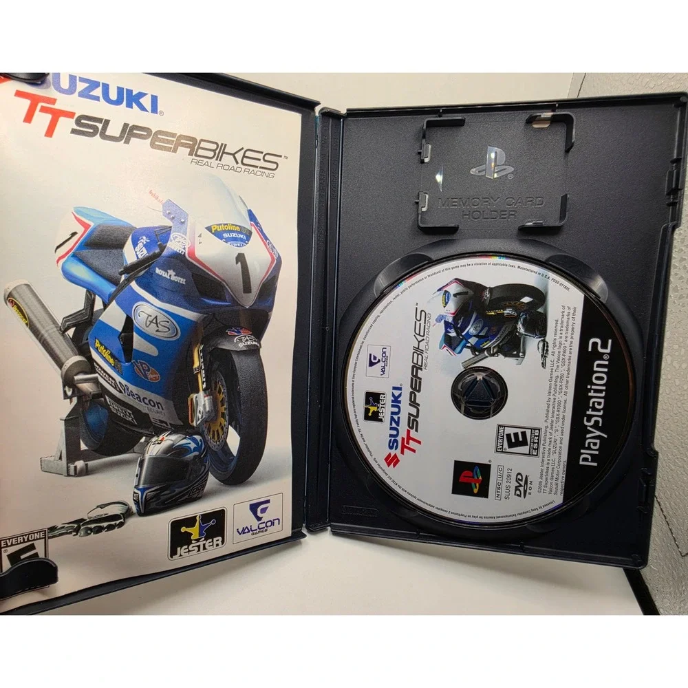 Suzuki TT Superbikes Real Road Racing Sony PlayStation 2 PS2 Game CIB